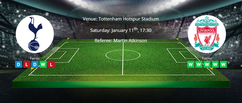 Tottenham Vs Liverpool - Preview & Betting Tips - 11/01/2020