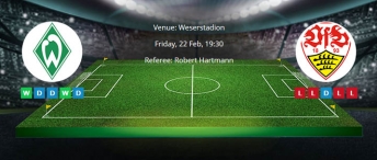 Tips for Werder Bremen vs. Stuttgart on 22 Feb 2019